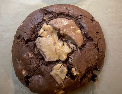 Brown Butter Peanut Butter Cup Cookies